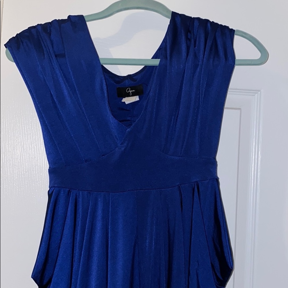 Blue aqua dress